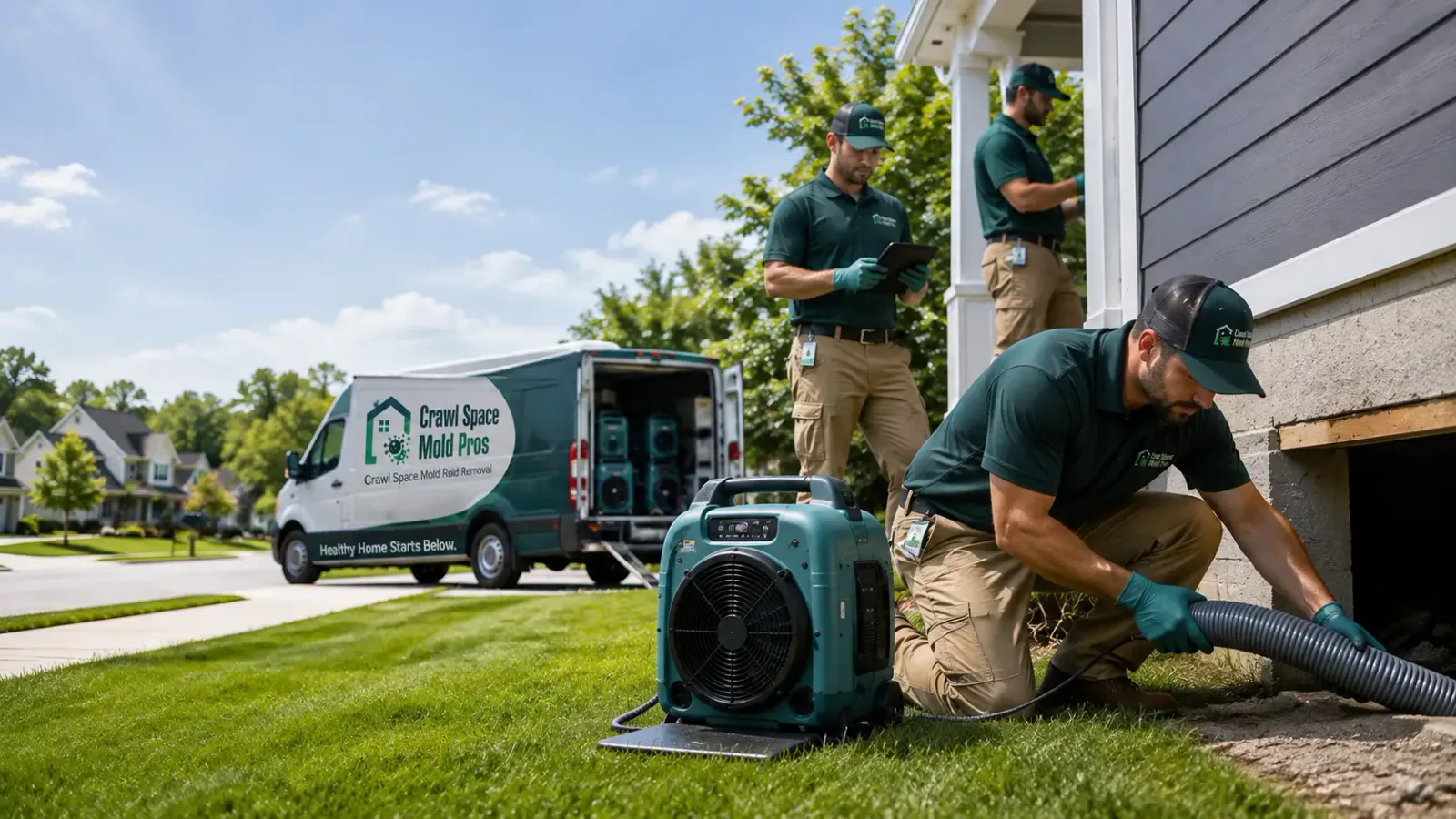 Crawl Space Mold Removal in Liberty, NE